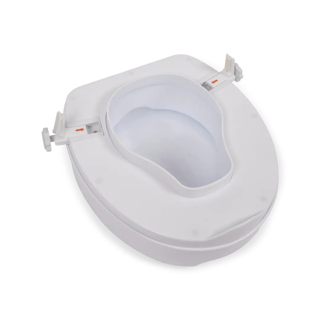 Parvum Raised Toilet Seat (White)