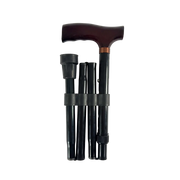 Parvum Wandelstok Fold (Zwart)